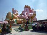 Reclining Ganesha Image